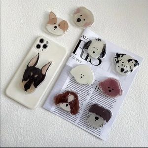 CUTE DOG PHONE GRIP / HOLDER